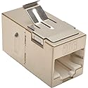 TRIPP LITE Cat6a Straight Through Modular Shielded in Line Snap in Coupler (N235-001-SH-6A)
