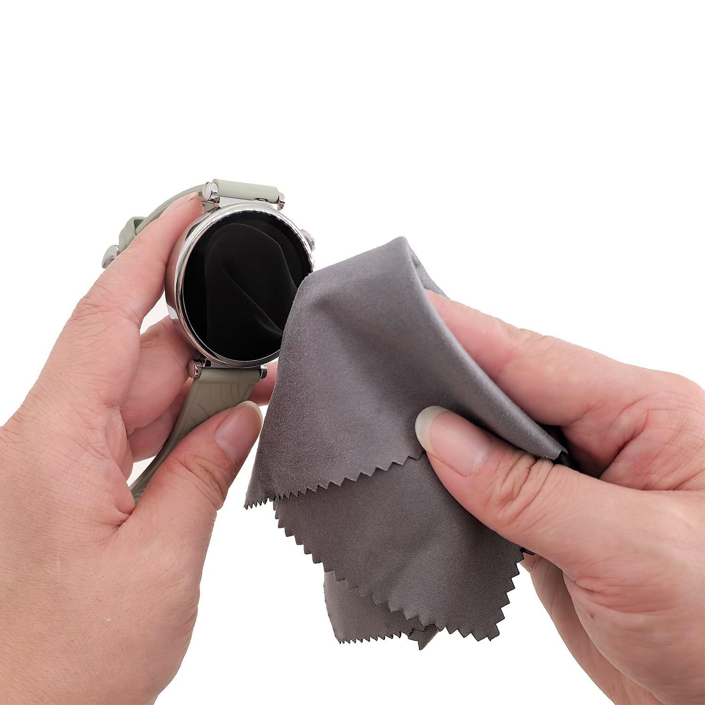 Microfiber Cleaning Cloth, 30 Pack - 200+ GSM Heavyweight Lint-Free Streak & Scratch-Free Cloths for Eyeglasses, Glasses, Screens, Camera Lens - 7x6