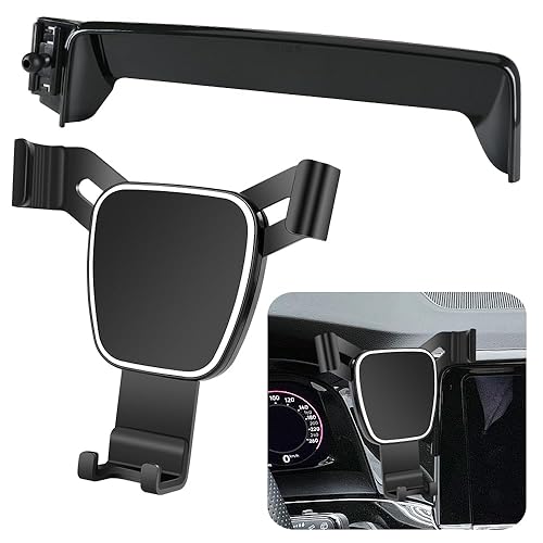 LUNQIN Car Phone Holder for VW Atlas 2024 2025 2026?Atlas Cross 2024 2025 2026 Auto Accessories Navigation Bracket Interior Decoration Screen Mobile