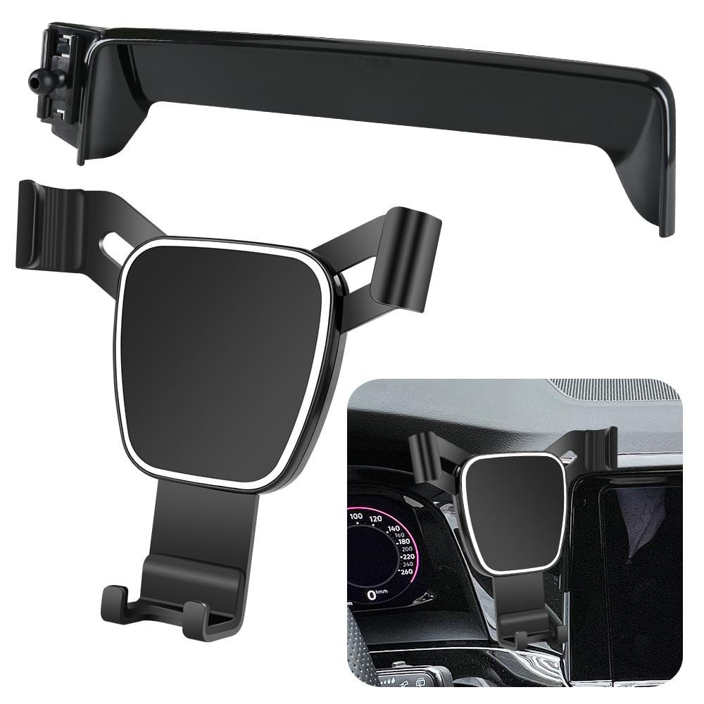 LUNQIN Car Phone Holder for VW Atlas 2024 2025 2026?Atlas Cross 2024 2025 2026 Auto Accessories Navigation Bracket Interior Decoration Screen Mobile