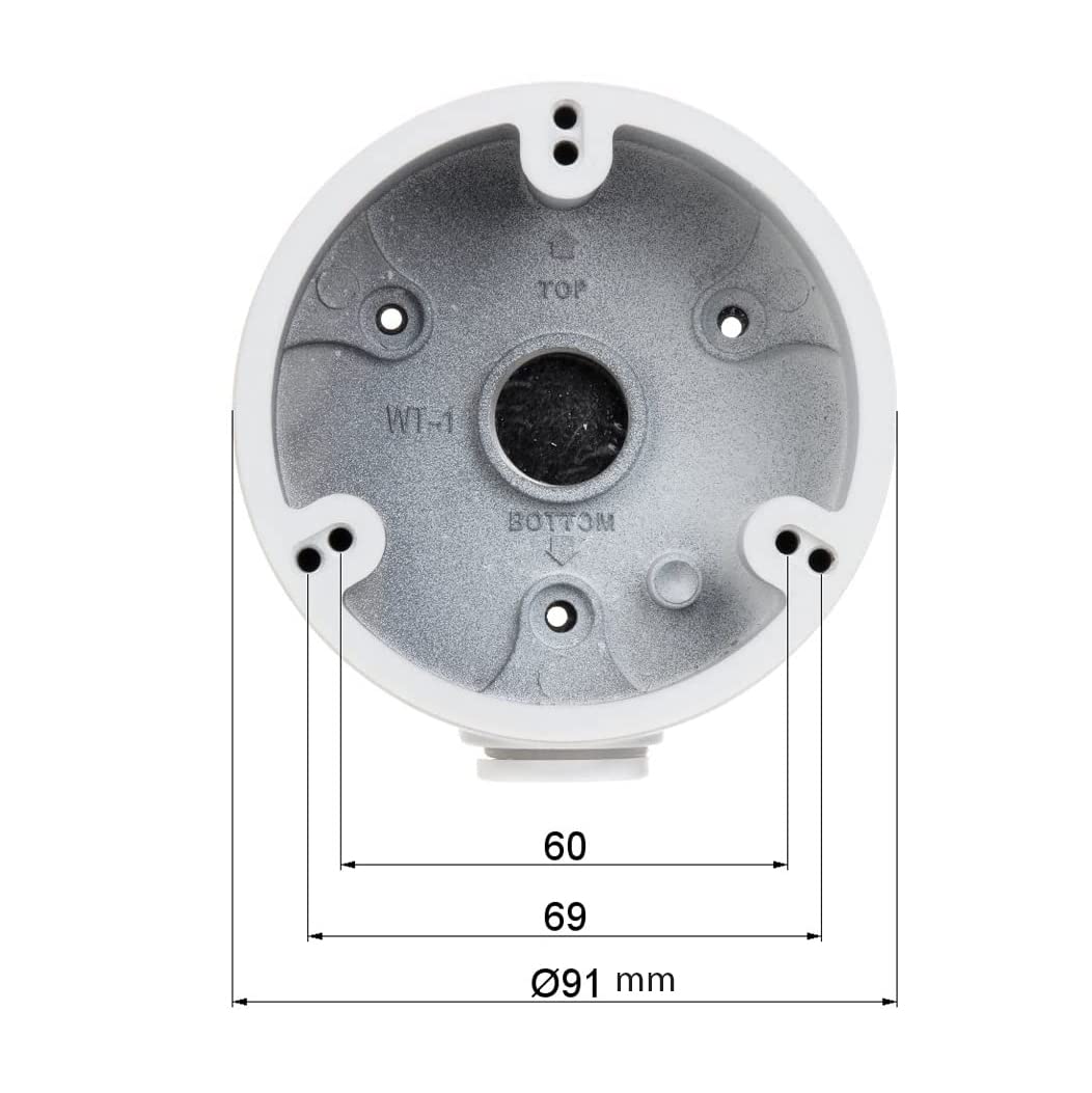 PFA135 Junction Box for Bullet Camera, White, Pack of 1