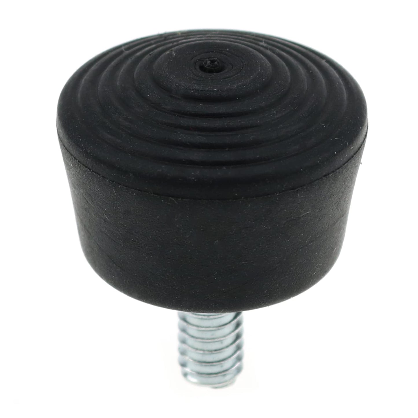 LUORNG 3pcs Antislip Rubber Tripod Feet Spike 1/4" Photography Accessories, Black