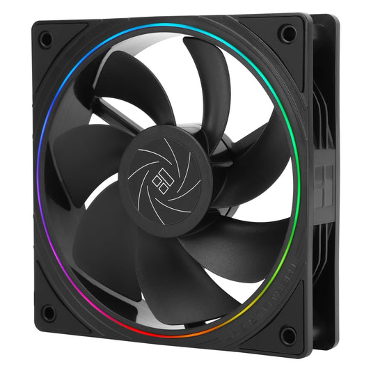 Thermalright TL-S12R CPU Fan,Case Cooler Fan, Silent Computer Reverse Under 23.2dB(A) for Case CPU Liquid Cooler and CPU Air Cooler, Quiet CPU Reverse