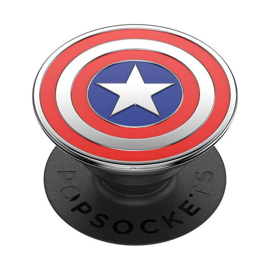 PopSockets Adhesive Phone Grip, Holder, Phone Stand, Marvel - Enamel Captain America