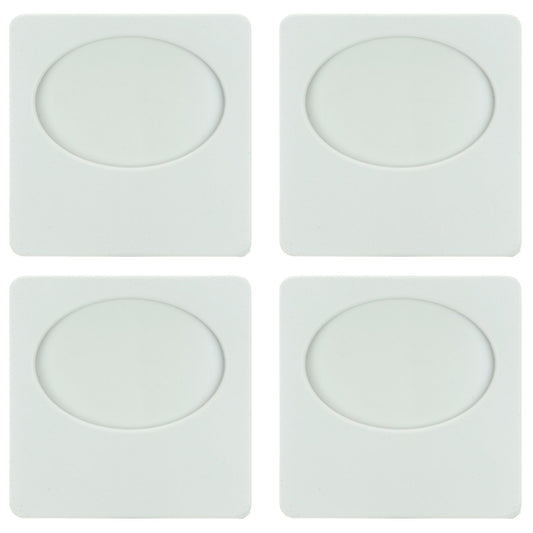 Sunlite 40851 Slim Fluorescent Glow Oval Nightlight, Soft Glow, Low Energy Consumption, for Bathrooms, Hallways, Bedrooms, Kitchens, UL Listed, 4-Pack