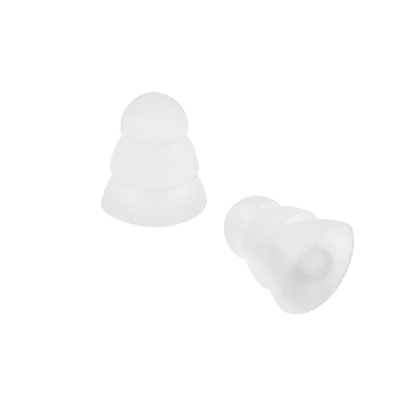 ALXCD Triple Ear Tip with 2mm Hole for Etymotic Shure Klipsch Earphone, (S/L) 4 Pairs Triple Flange Silicone Ear Tip Sleeves, Fit for Etymotic Shure…