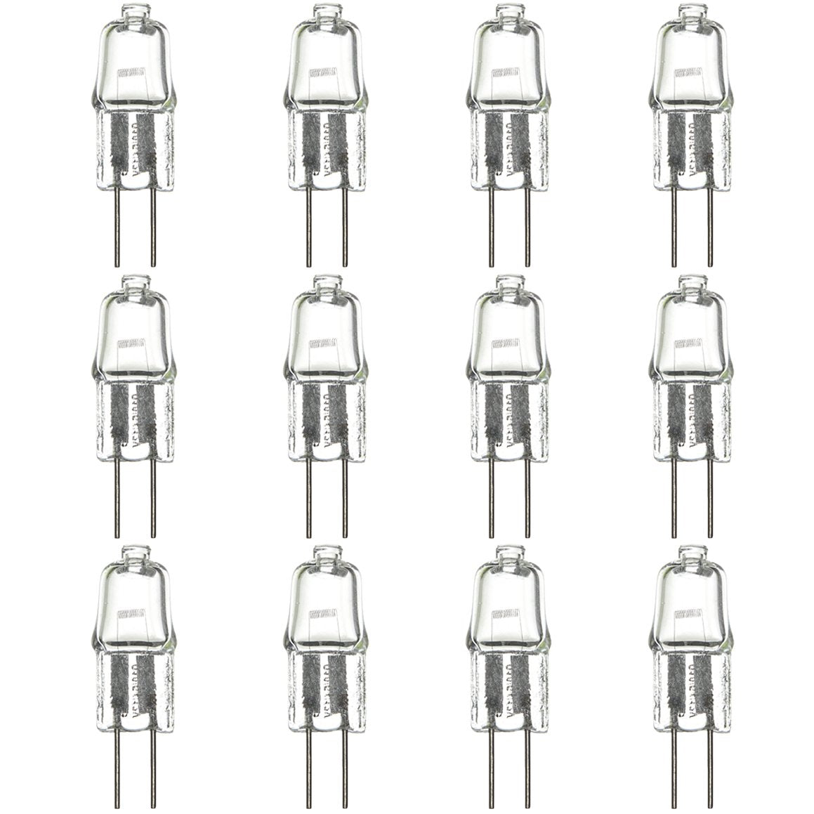 Sunlite 40606-SU Q20/CL/G4/24V Halogen 20-Watt Single Ended T2.5 Light Bulb, 24 Volt, G4 (Bi-Pin) Base, Clear, 220 Lumen, 2000 Hour Life Span, 3200K