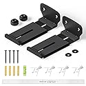 Soundbar Wall Mount Bracket with Anti-Scratch Foam Pads for Samsung, LG, Sony, Vizio, Bose, JBL and More Sound Bar Mounts Under TV,Depth Adjustable