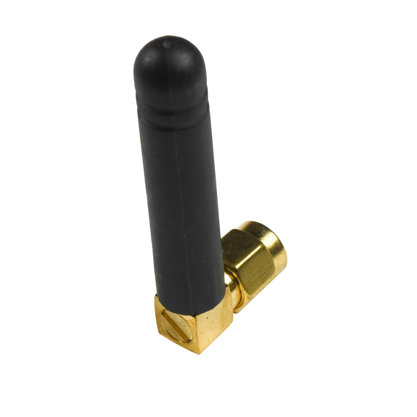 HQRP 2-Pack SMA Male 46MM GSM GPRS 433MHz Antenna 2DBI Compatible with Wireless Bluetooth RF Transceiver Module Serial RS232 Megasquirt/Adaptronic