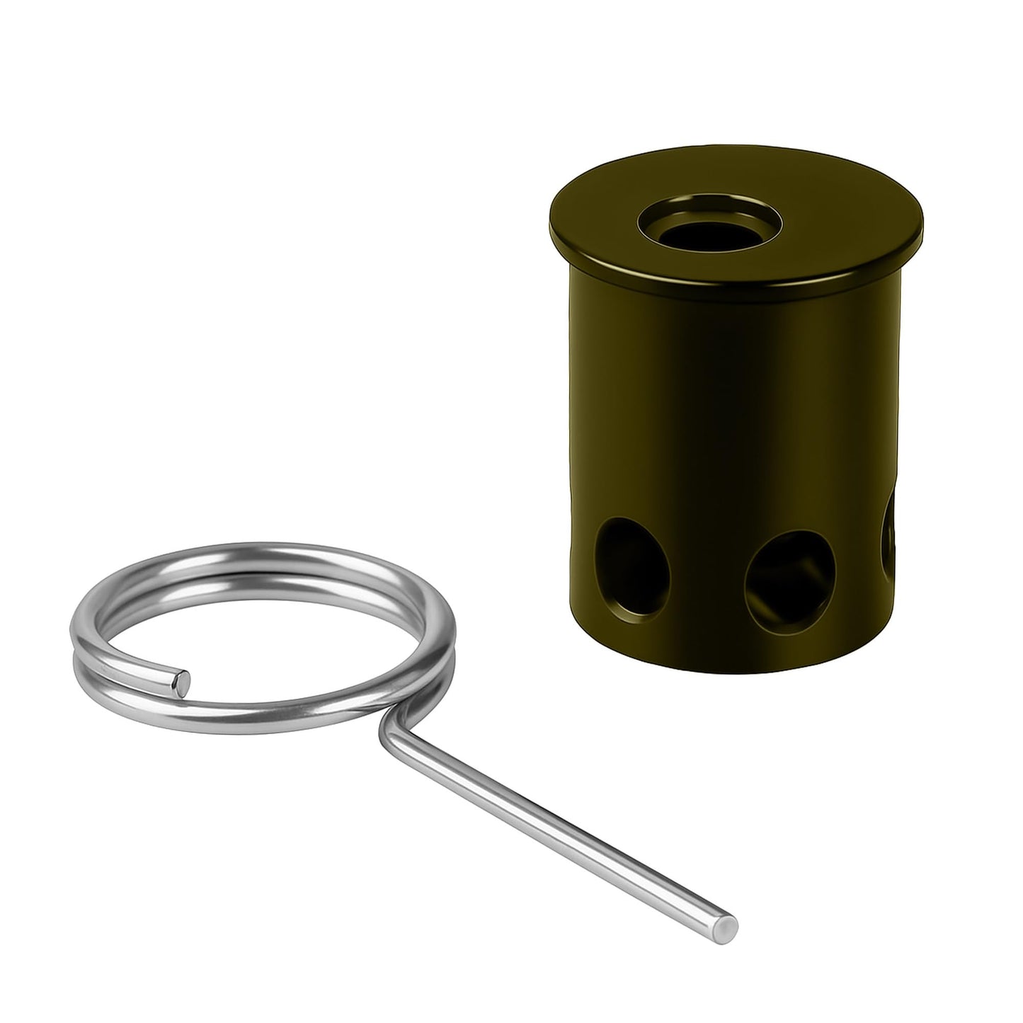 Trip Alarm Co .22 Nailgun Blank Adapter for 12 Gauge Perimeter Trip Wire Alarm - Olive Drab Nailgun Blanks for Perimeter Security - Compatible