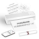 BORN4SHIP Portable Bluetooth Printer - Wireless Thermal Printer, Support Multi-Size Thermal Paper, Compatible with Android and iOS Phone & PC, 300DPI