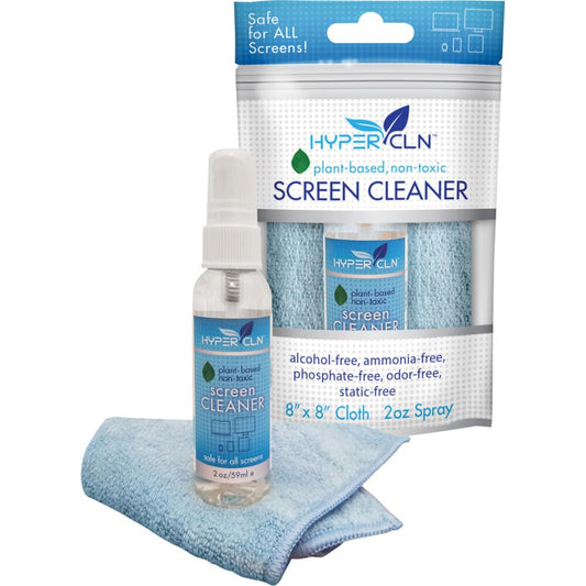 Falcon Safety Products Hypercln Screen Cleaning Kit, 2 Oz Spray Bottle