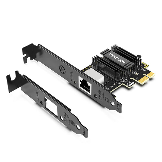 5Gb Base-T Network Card, Realtek RTL8126 Controller, NICGIGA 5G PCIe Ethernet Adapter Support WOL, 5Gbe RJ45 Port NIC Card, Windows10/11/Windows