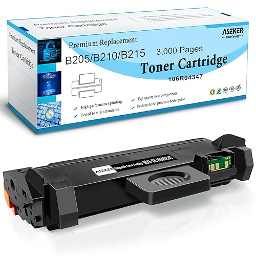 ASEKER B205 B210 B215 Black Toner Cartridge High Yield 3000 Pages Compatible for Xerox B205 B210 B215 B210DNI B205DNI B205MFP B215DNI B215MFP Printers