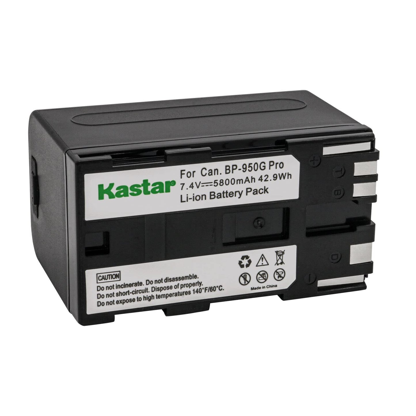 Kastar 2-Pack BP-950G Pro Battery and AC Wall Charger Replacement for Canon XL-1 XL-1S XL-2 XH-A1 XH-A1 HDV XH-A1S HD XH-A1SE HDV XM1 XM2 XV1 XV2 C2
