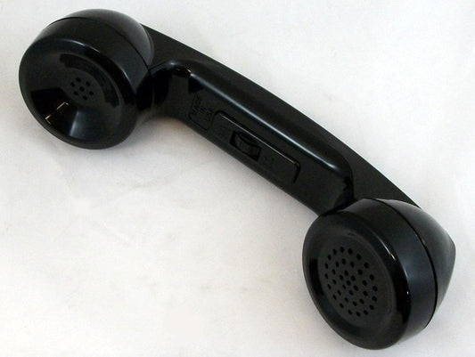 006500-VM2-PAK Repl. Handset - Black-Cortelco-Corded Telephones-Basic Telephones