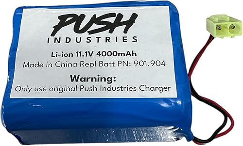 Push Industries 901.904 Spare Rechargeable Battery for Vortex Multi-Speed Kennel & Crate Fan (11.1V Lithium-Ion)