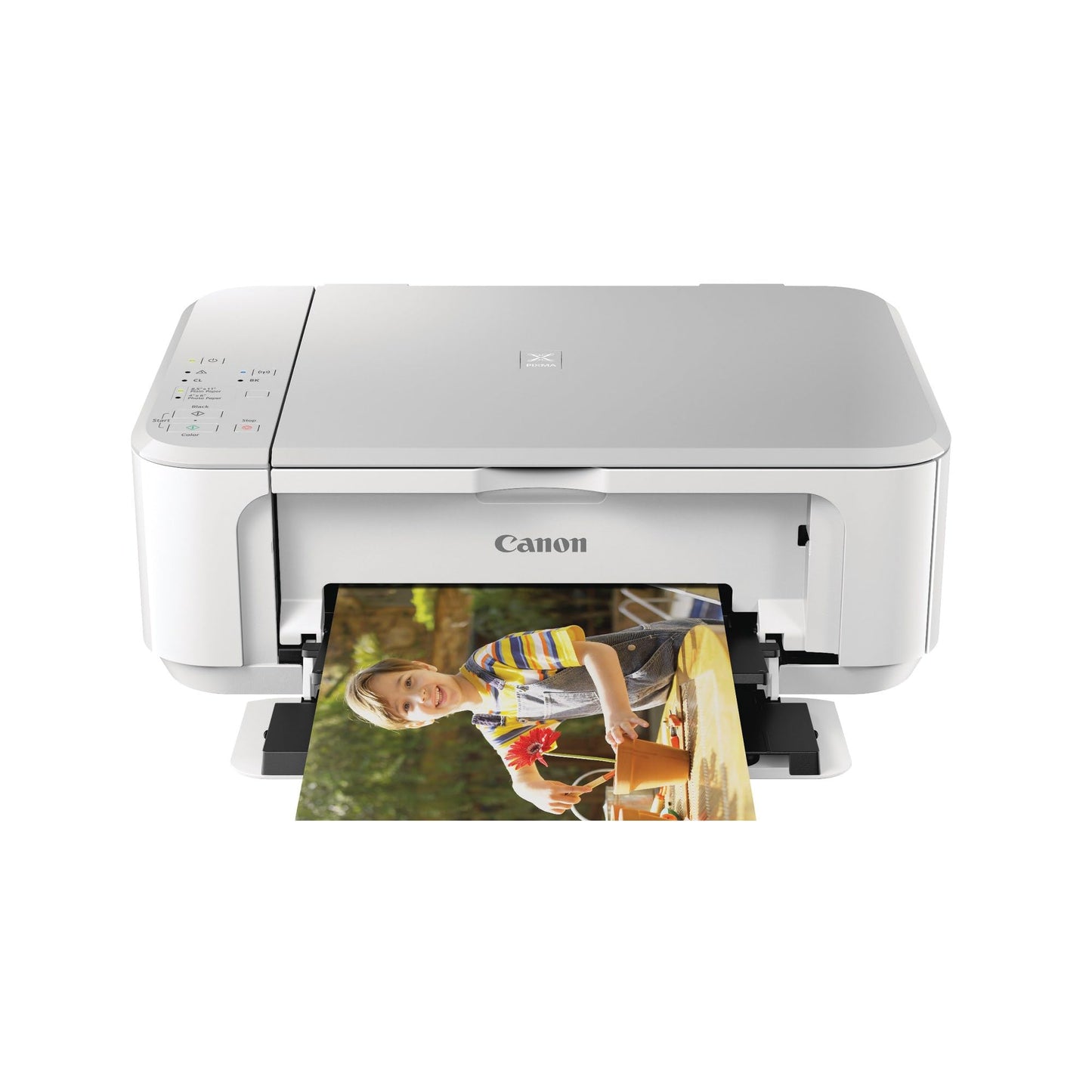 Canon PIXMA MG3620 Wireless All-in-One Color Inkjet Printer with Mobile and Tablet Printing, White