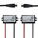 2Pcs 12V to 5V Buck Converter 3A Micro USB DC-DC Step Down Module Power Adapter Micro Output Connector Reduced Voltage Regulator Power Supply…