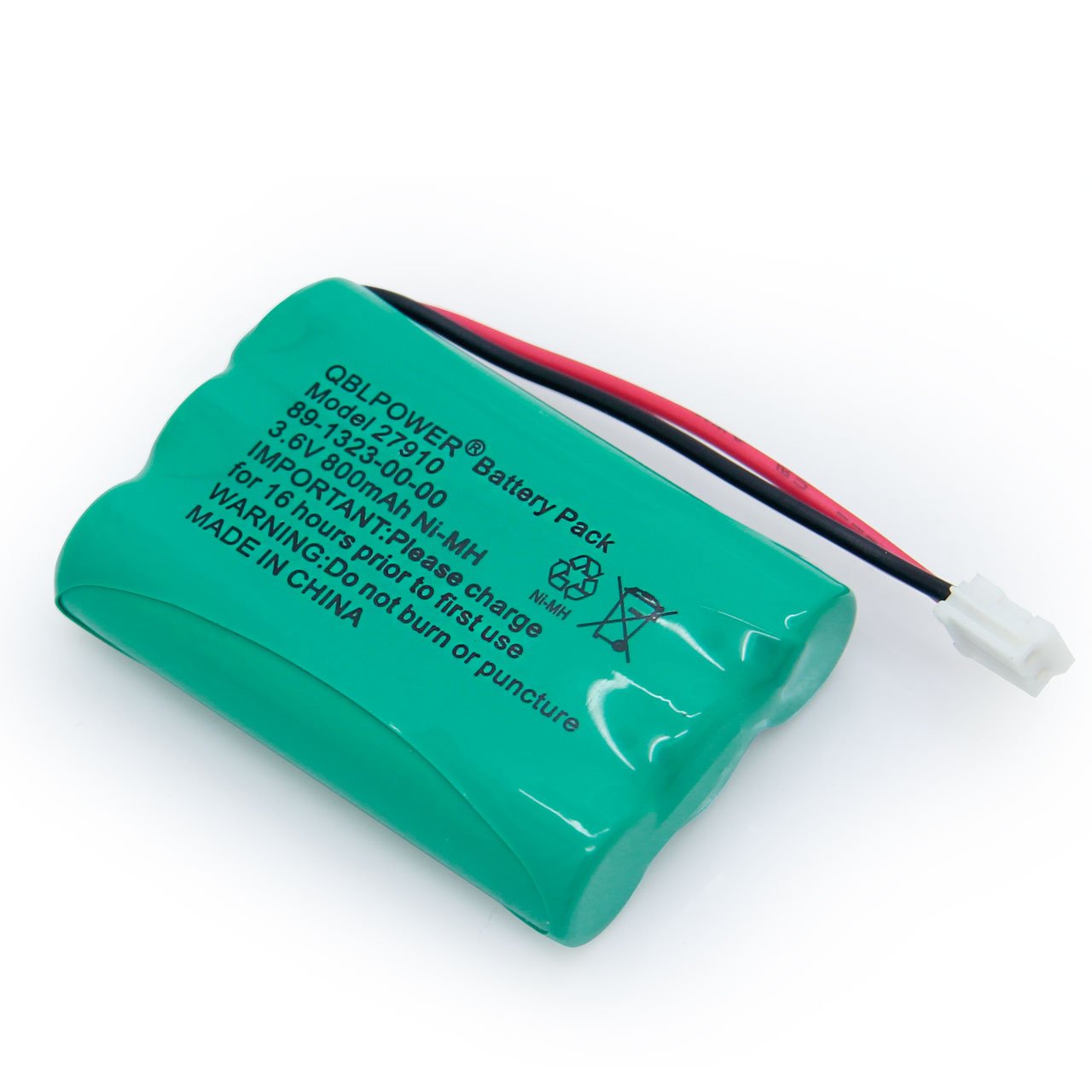 QBLPOWER 27910 Cordless Phone Battery Rechargeable Compatible with Vtech 89-1323-00-00 AT&T E1112 E2801 TL72108 Motorola SD-7501 RadioShack 23-959