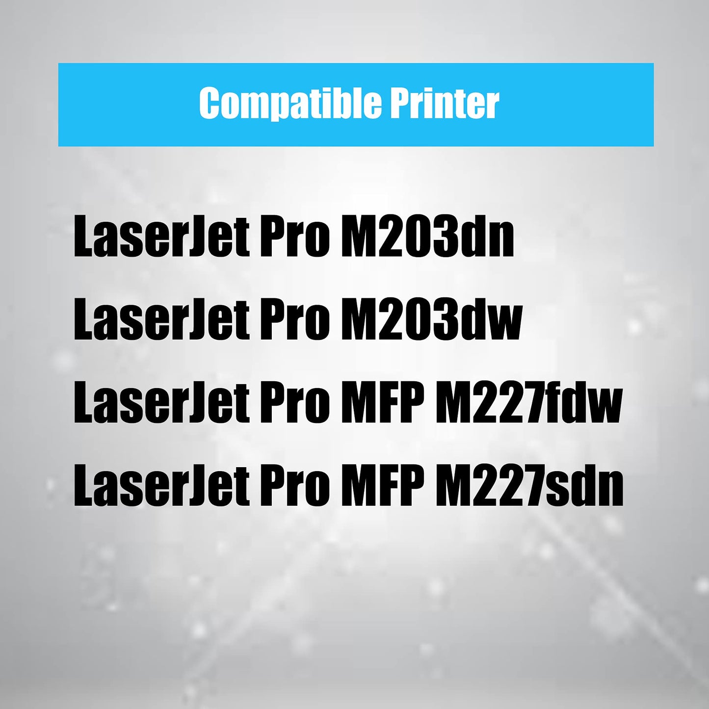 3-Pack 4Benefit Toner/Drum Compatible HP 30A CF230A Toner Cartridge and CF232A Drum Unit Bundle Replacement for HP Pro M203dw M203d M203dn M203 MFP