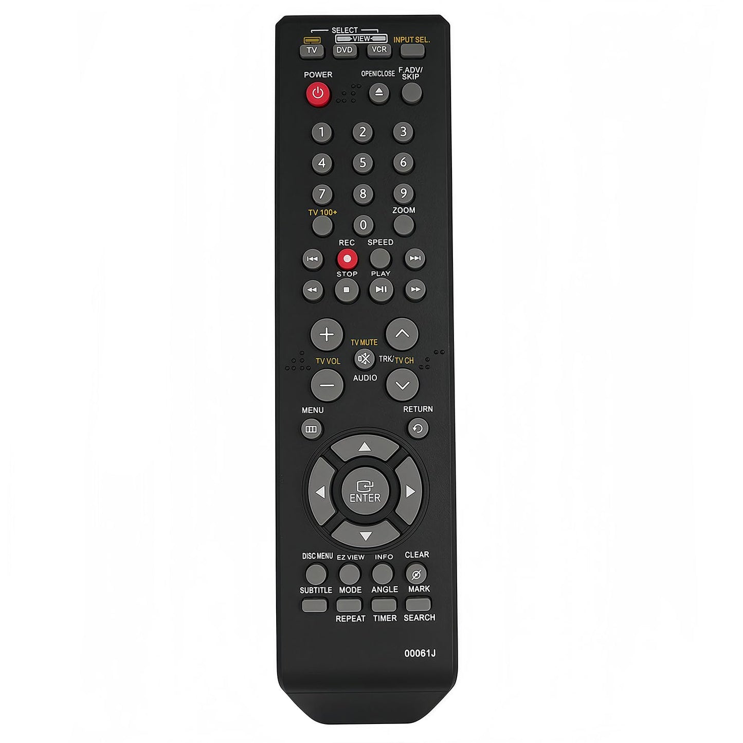 Replacement Remote Control Compatible for Samsung DVDV9700 DVD-VR325 DVD-V3500 DVD-V3600 DVD-V3650 DVD VCR Combo Player Recorder