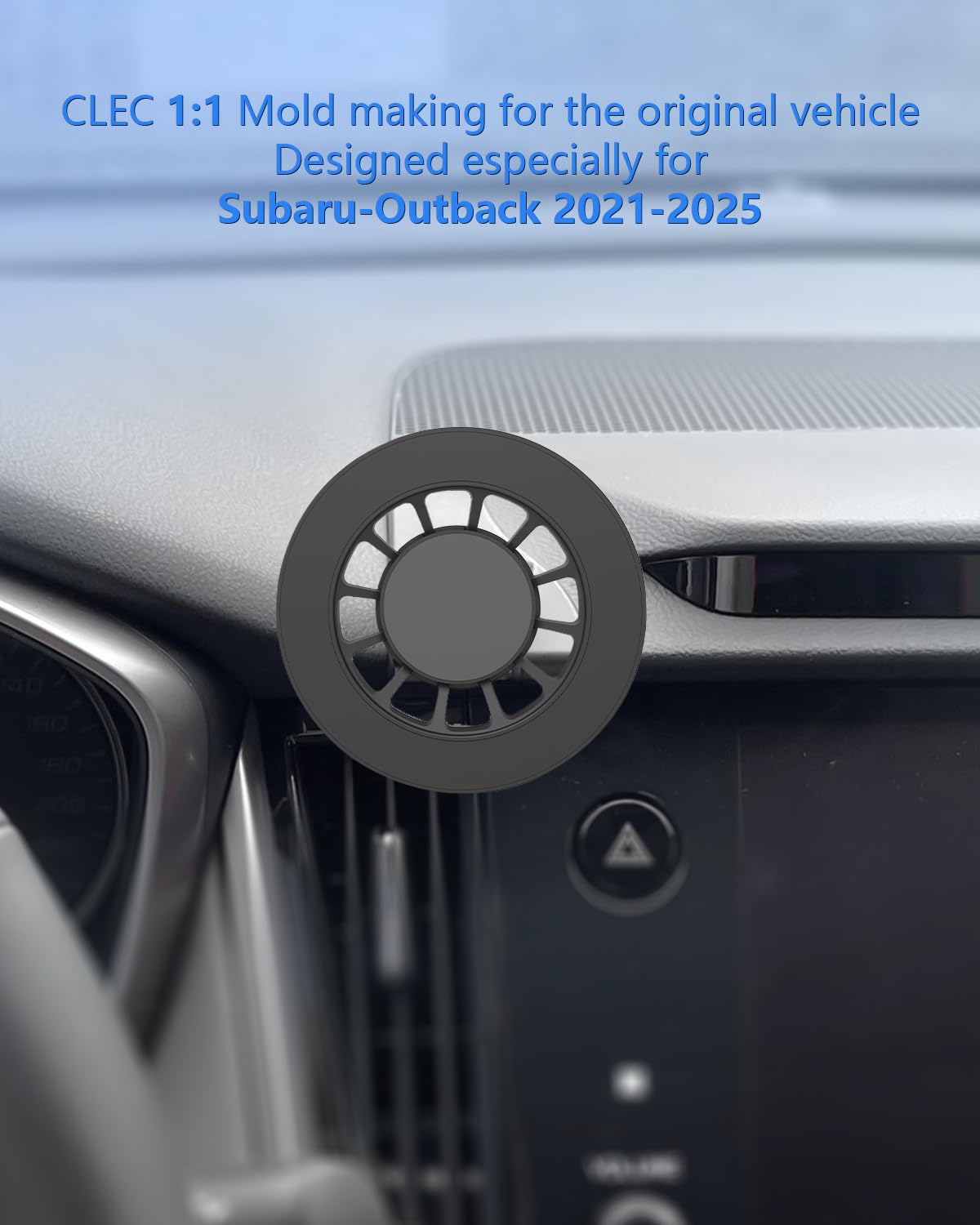 CLEC for Outback Phone Holder for Subaru Outback 2021-2025 Auto Accessories Car Phone Holder Mount for Magsafe iPhone 360° Rotable for iPhone 17-12