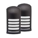 Xodus Innovations BL776 Battery Operated Motion Activated LED Deck and Stair Light, Outdoor or Indoor Use, Weather Resistant (Bronze) Pack of 2