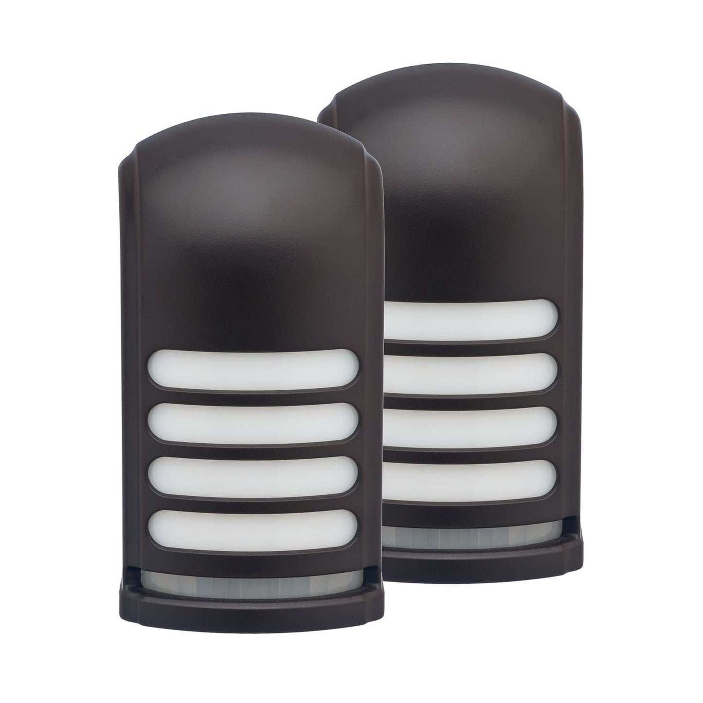 Xodus Innovations BL776 Battery Operated Motion Activated LED Deck and Stair Light, Outdoor or Indoor Use, Weather Resistant (Bronze) Pack of 2