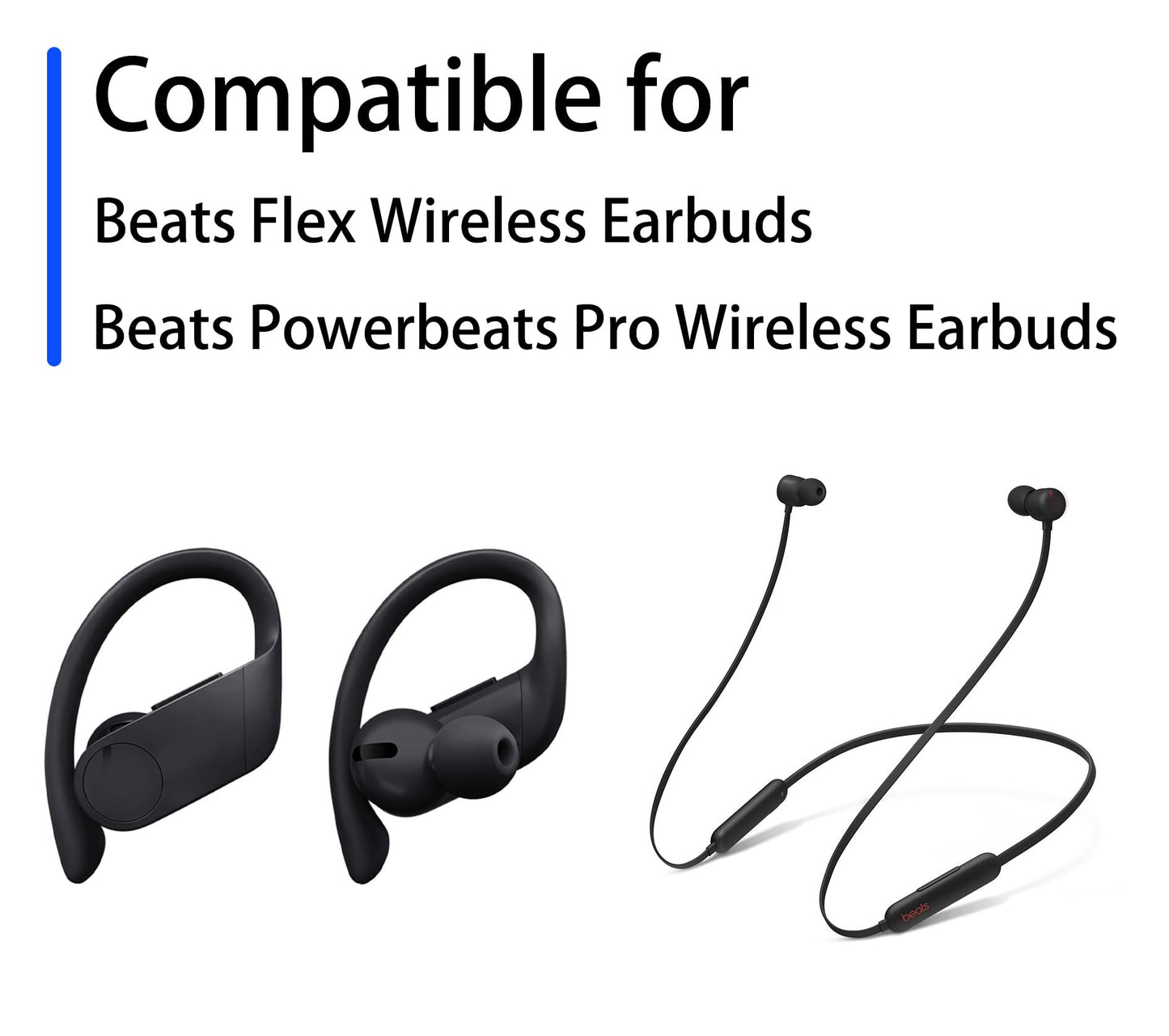 NANLANFAN 20Pcs Earbud Dust Filter Mesh Replacement for Beats Powerbeats Pro, Beats Flex Wireless Earbuds