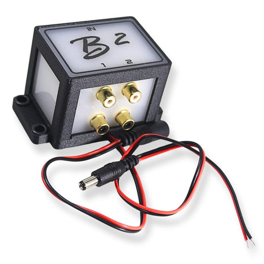 B2 Audio Cockbox 2x4 RCA Splitter Distribution Block w/RGB LED Lights
