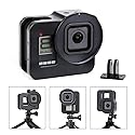 SOONSUN Aluminum Alloy Multi-Function Frame Mount Protective Housing Case with Vertical and Horizontal Modes for GoPro Hero 8 Black - Includes Lens