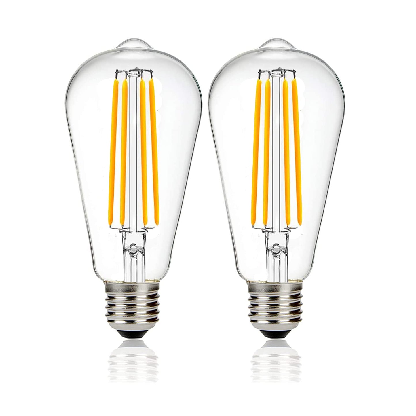 SHUWDKAR 12V Light Bulb 2700K Warm White E26 12V LED Bulb 12V-36V DC/AC