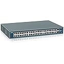 YuanLey 48 Port Gigabit PoE Switch Unmanaged with 2 1000Mbps SFP Uplink, 50 Port 802.3af/at 800W High Power PoE+ Network Switch, Metal Rackmount Power
