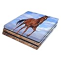 MightySkins Skin Compatible with Sony PS4 Pro Console - Horse | Protective, Durable, and Unique Vinyl Decal wrap Cover | Easy to Apply, Remove,