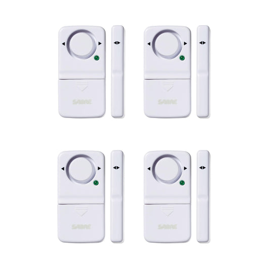 SABRE Wireless Home Security Door Window Burglar Alarm with LOUD 120 dB Siren, DIY EASY to Install