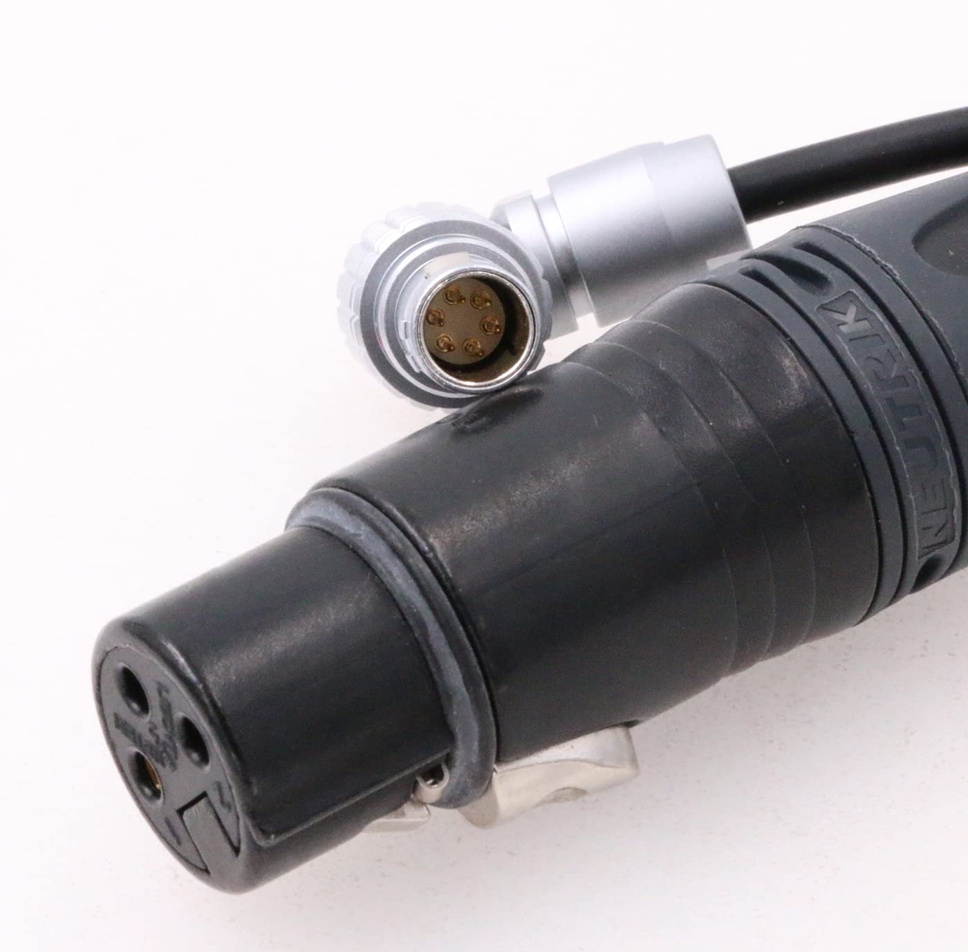 ZBLZGP 3 Pin XLR Female to Right Angle 0B 6 Pin Male Audio Cable for ARRI Alexa Mini LF Camera
