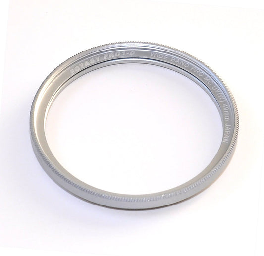 Fotasy 49mm Silver Ultra Slim UV Protection Lens Filter, Nano Coatings MRC Multi Resistant Coating Oil Water Scratch, 16 Layers Multicoated 49mm UV