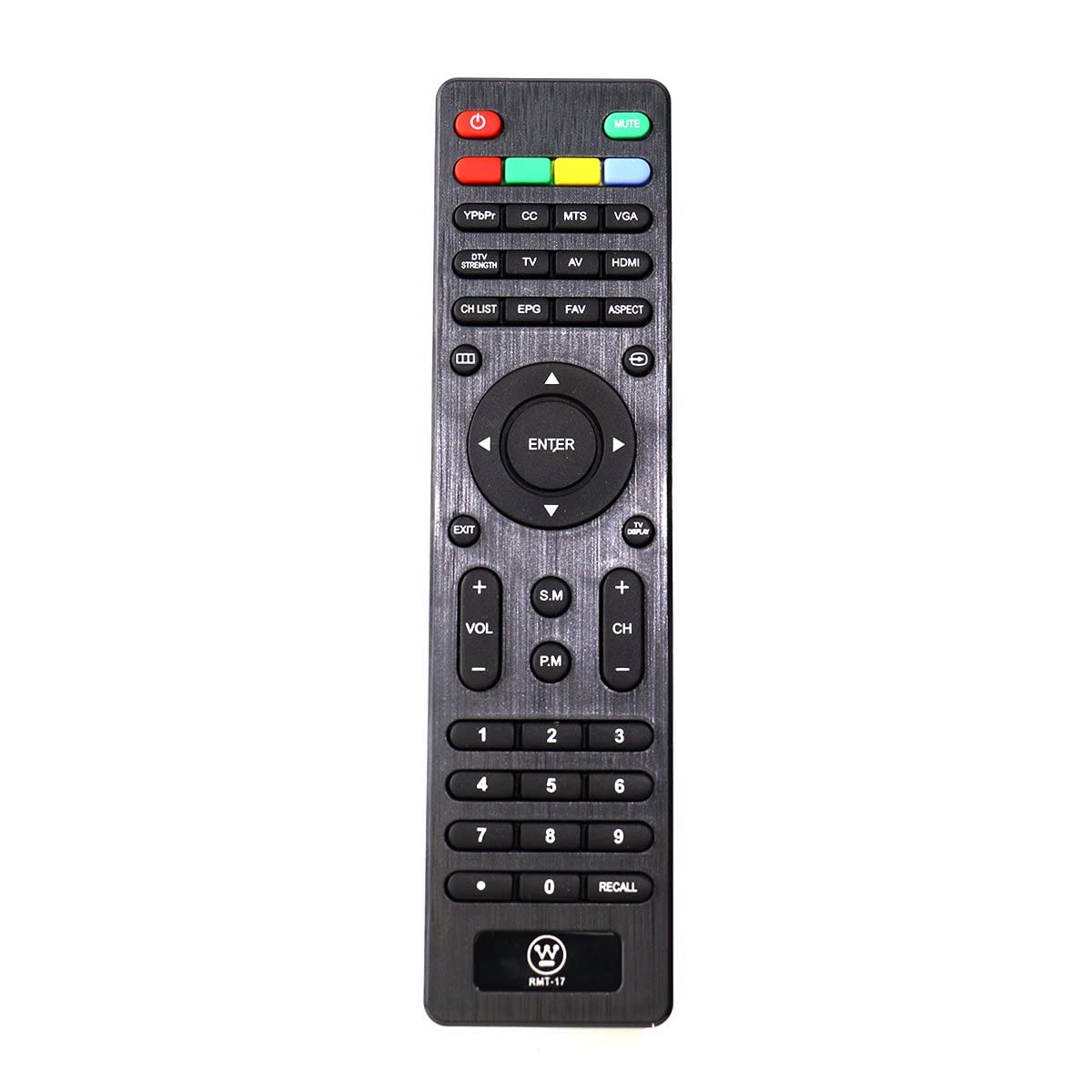 RMT-17 RMT17 Remote Control Replacement for Westinghouse TV LD2480 LD3280 VR2218 VR3215 VR2418 EW24T3LW EW24T7EW W19S4JW LD3240 EW32S3PW EW19S4JW