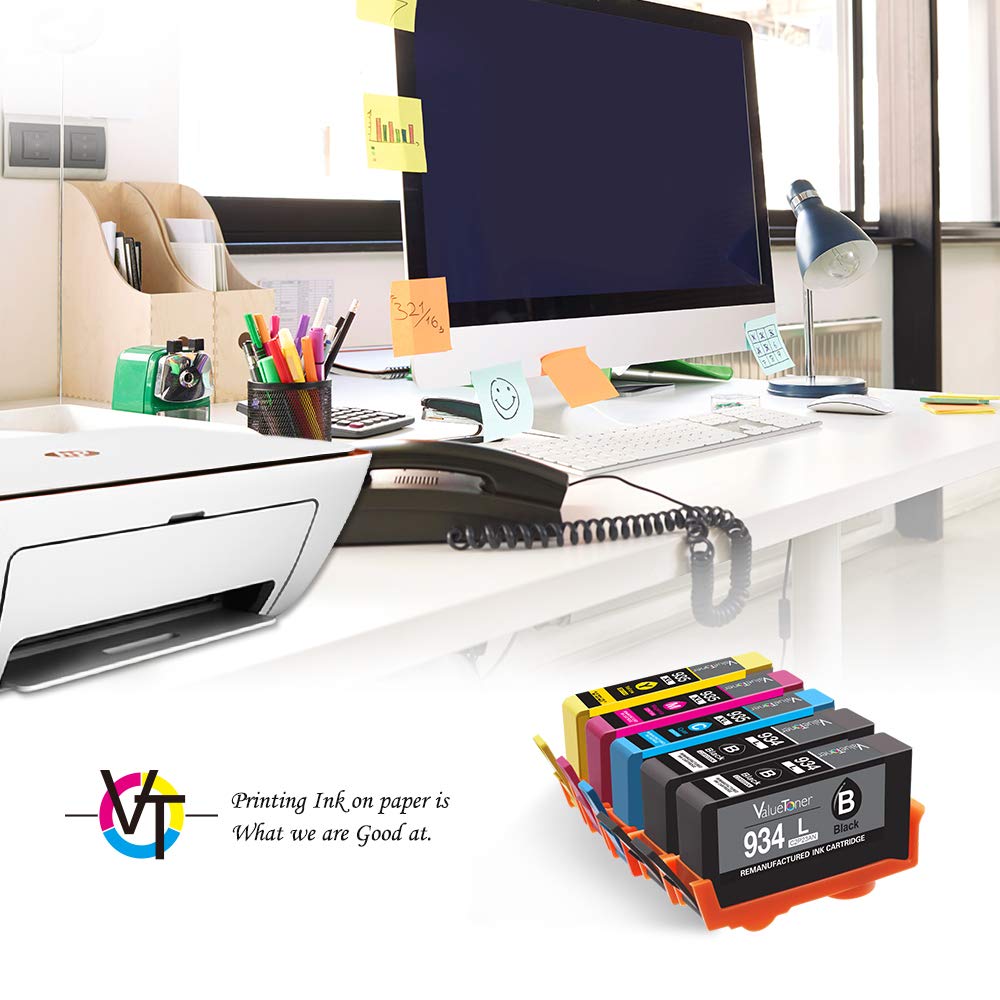 Valuetoner Remanufactured Ink Cartridge Replacement for HP 934XL 935XL 934 XL 935 XL for Officejet Pro 6812 6815 6220 6230 6830 6835 6820 Inkjet