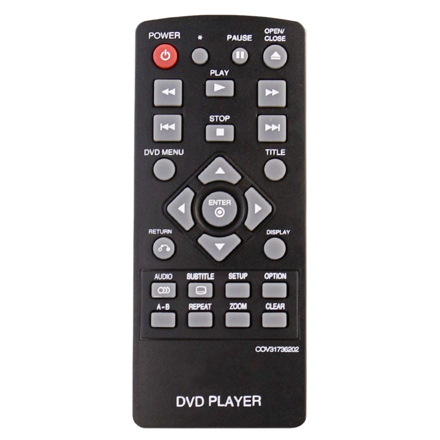 New LG Brand DVD Remote Control for All LG Brand DVD Player, USA Quick