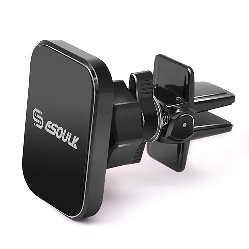ESOULK - Magnetic Universal Air Vent Phone Car Mount Smartphone Holder, Black (ESLK-EH02P)