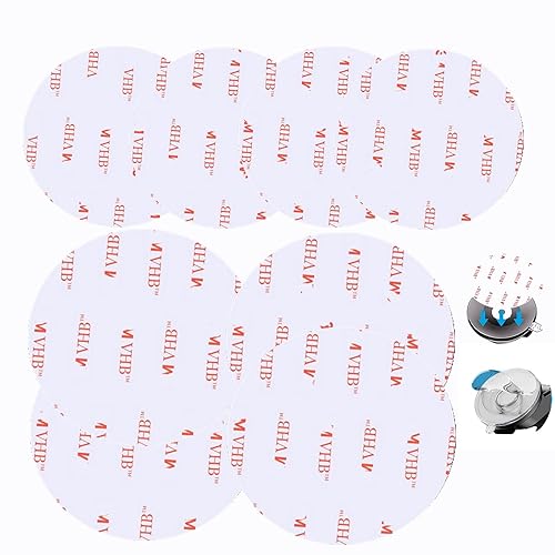 Suction Cup Double Sided Adhesive Pad 8PACK Mount Disk Hook Dashboard Sticky Pads for GPS Phone Car Dash Windshield Shower Replacement Mounting Heavy