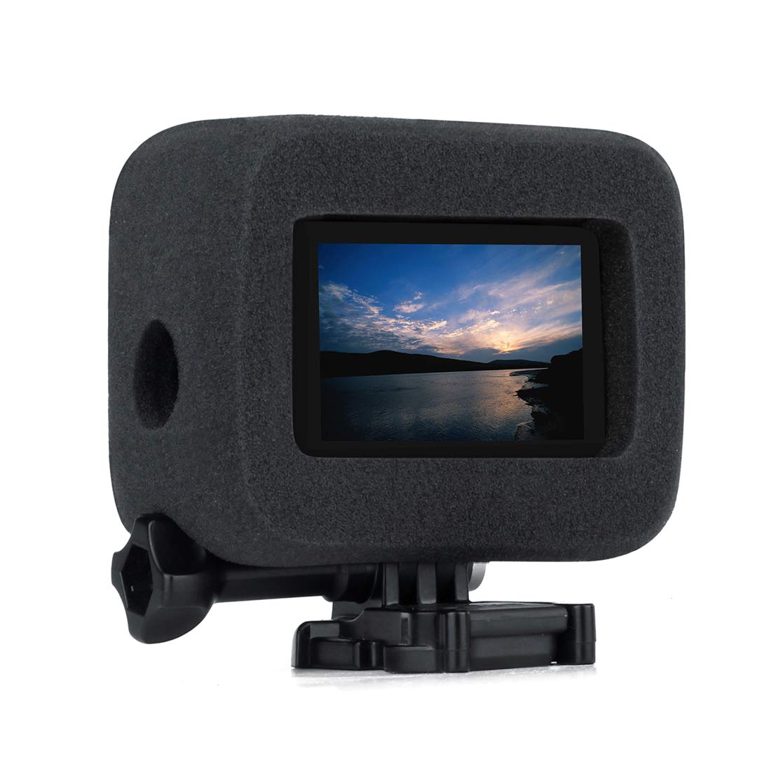 GEPULY 2-Pack Windslayer Cover Housing Frame Case for GoPro Hero 8 Black, Reduces Wind Noise for Optimal Audio Recording