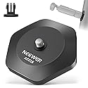 Neewer Magnetic Camera Mount Base Compatible with DJI Osmo Pocket 3 Insta360 X4/3/GO 3S/3, Strong Magnetic Stand Quick Release Base Mount with 1/4"
