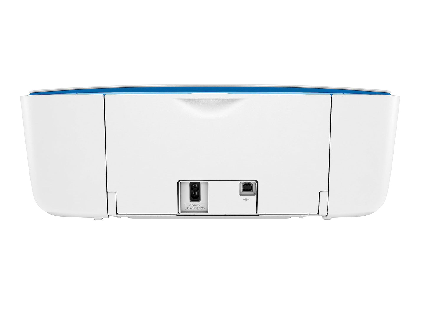 HP DeskJet 3755 Compact All-in-One Wireless Printer, Instant Ink, Works with Alexa - Blue Accent (J9V90A)