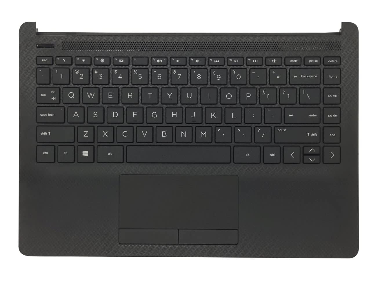 Replacement Keyboard Palmrest Touchpad Upper Case Top Cover for HP 14Z-DK 14-DK 14-CF 14S-CF Laptop Assembly L91187-001 6070B1751302 Jet Black