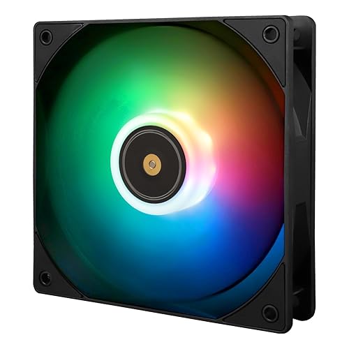 Thermalright TL-E12B-S V3 CPU Fan Cooler,with High Speed 2000RPM,120mm Cooling PWM Fan,Computer Case Cooling Fan ARGB (TL-E12B-S V3)