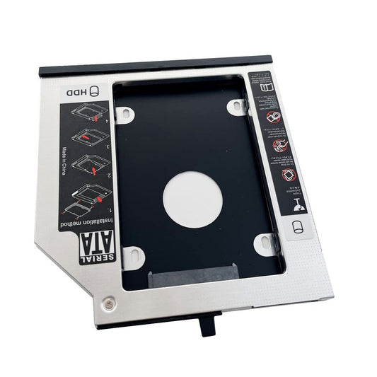 DY-tech 2nd HDD SSD Hard Drive Caddy Frame Tray for Lenovo Thinkpad T400 T410s T420s T430s T500 W500 x200 x201 x220 UltraBase