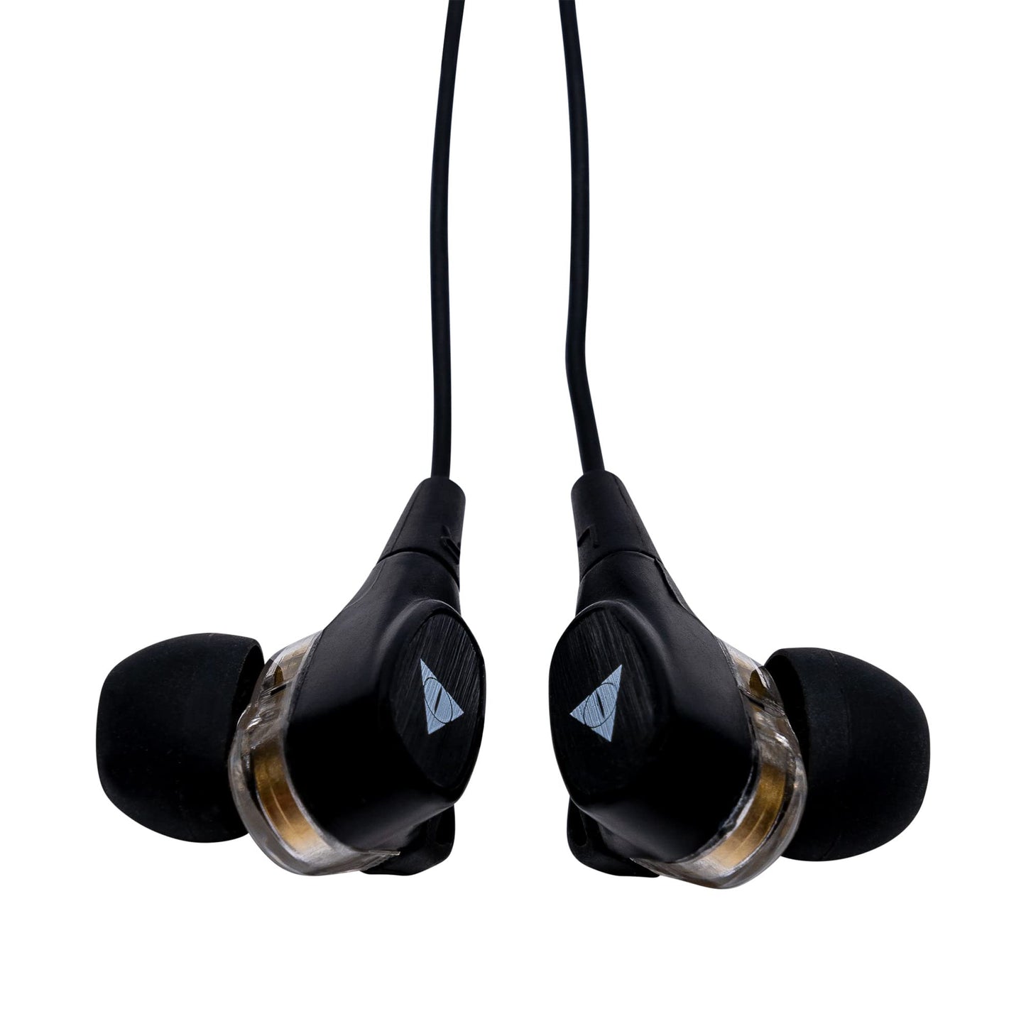 Vault Buds Duo Dual Driver Headphones with in-line Mic and 3D Stereo Sound for Smartphones, Tablets, PC & Laptop